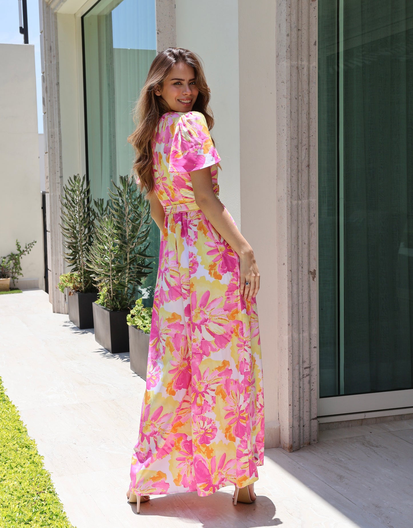 JUMPSUIT YELLOW/PINK